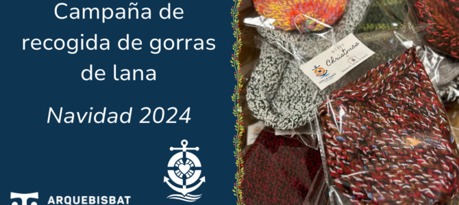 Campaña de recogida de gorras de lana para las tripulaciones, Navidad 2024