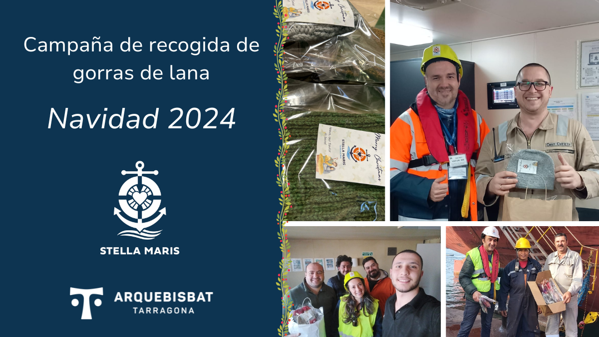 Stella Maris Tarragona recibe más de 700 gorras de lana por Navidad Stella Maris Tarragona recibe más de 700 gorras de lana por Navidad