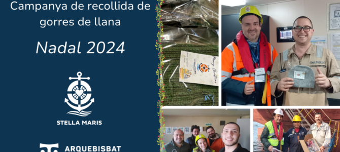 Stella Maris Tarragona rep més de 700 gorres de llana per Nadal