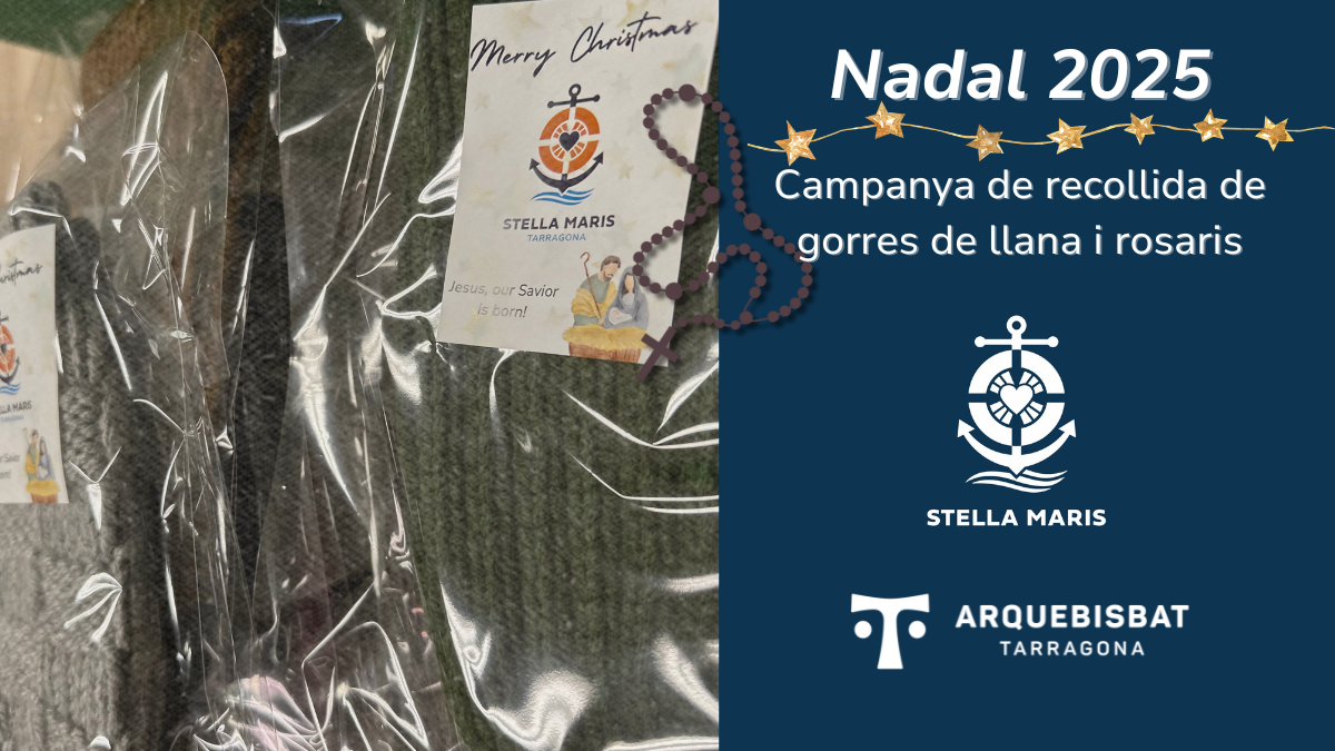 Campanya de Nadal 2025. Stella Maris recull gorres de llana i rosaris pels mariners Campanya de Nadal 2025. Stella Maris recull gorres de llana i rosaris pels mariners